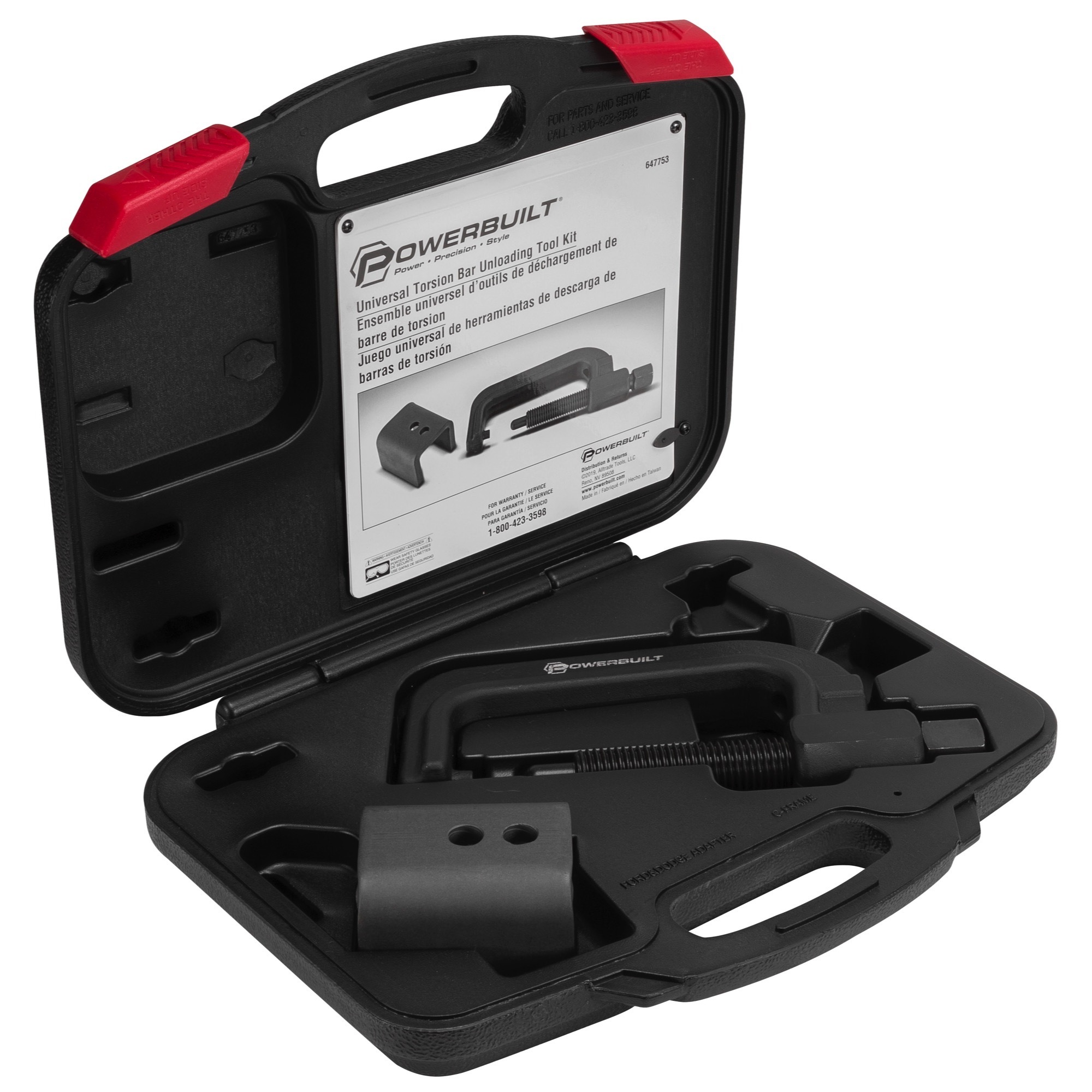 Powerbuilt Universal Torsion Bar Unloading Tool Kit, 3 Pc, Model# 647753